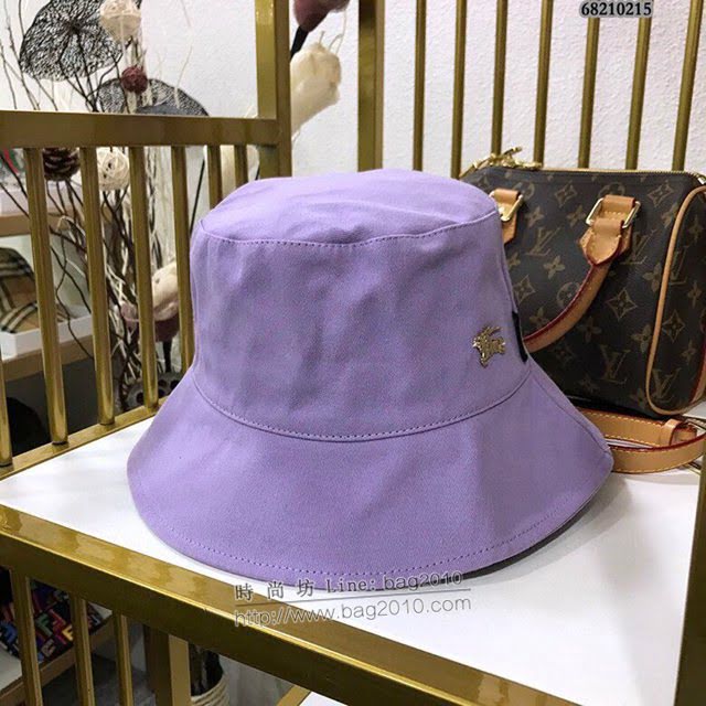 Burberry男女同款帽子 巴寶莉戰馬漁夫帽遮陽帽  mm1051